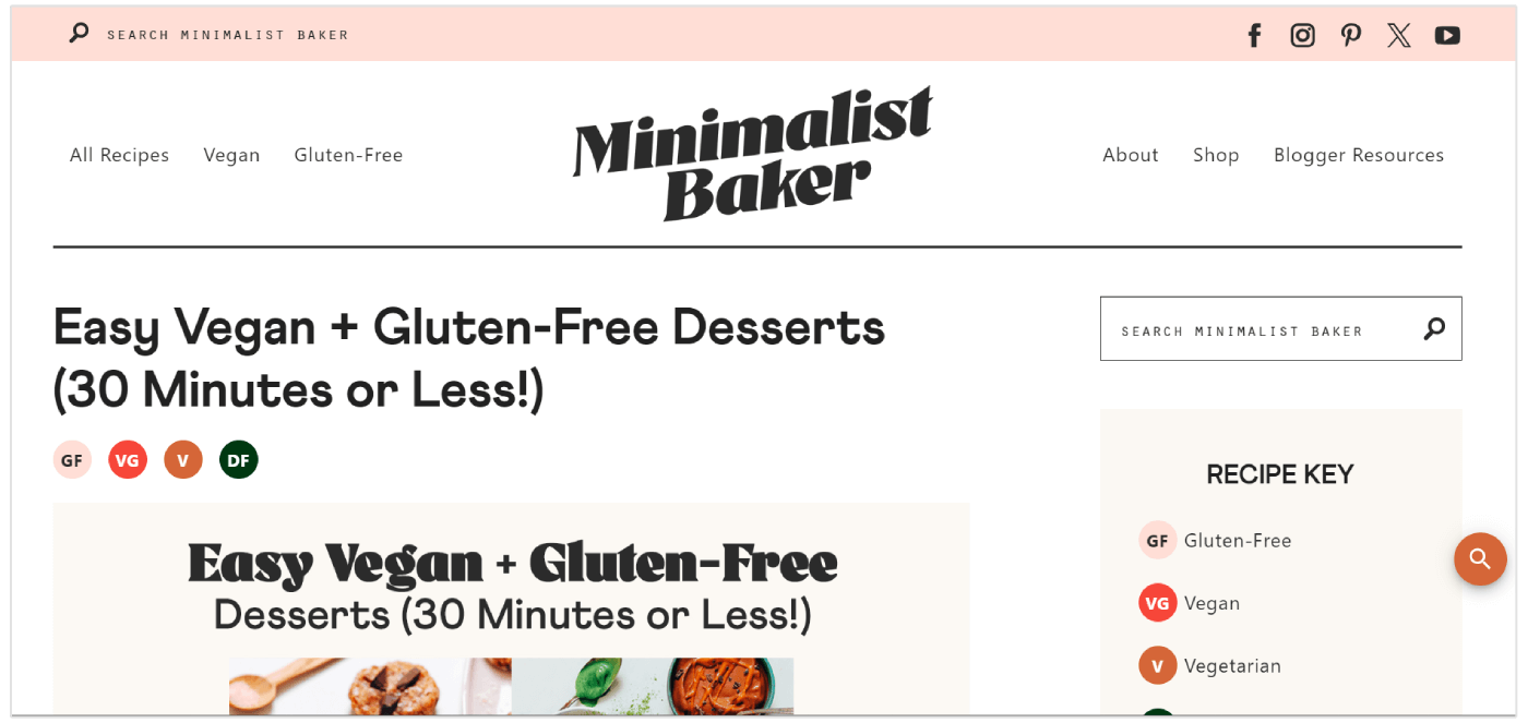 vegan gluten free dessert recipes